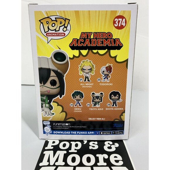 Funko Pop! My Hero Academia: Tsuyu Asui 374 Vaulted Vinyl Figure With Protector - Picture 4 of 13